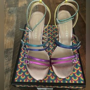 Kurt Geiger London Pierra Strappy Sandal multicolor
